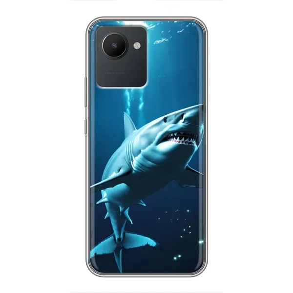 Чохол з принтом «Акула під водою» для Realme C30