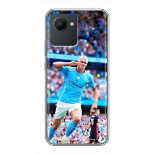 Чехлы с футболистом Ерлинг Холанд для Realme C30 (AlphaPrint)
