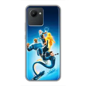 Чохол з принтом Фантастична четвірка для Realme C30 (Герої Фантастична Четвірка)