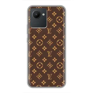 Чохли Луі Вітон для Realme C30 (AlphaPrint - LOUIS VUITTON) (фон LOUIS VUITTON)