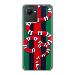 Чехлы ГУЧЧИ для Реалми С30 (AlphaPrint) (Gucci змия)
