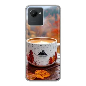 Чехол с принтом «Кофе на природе» для Realme C30
