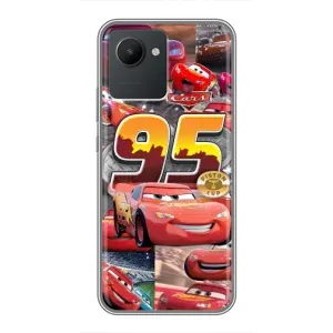 Силіконовий чохол Маквін для Realme C30 (Колаж Блискавка Маквін)