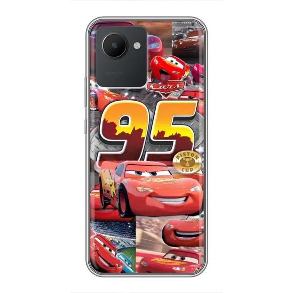 Чохол з принтом «Колаж Блискавка Маквін» для Realme C30