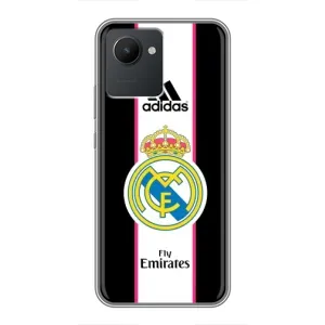 Чехол для Realme C30 с принтом Реал Мадрид (Лого Real Madrid)