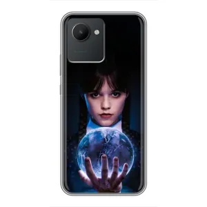 Чохол з дизайном Венздей 2 на Realme C30 (Магічна сфера Венздей)