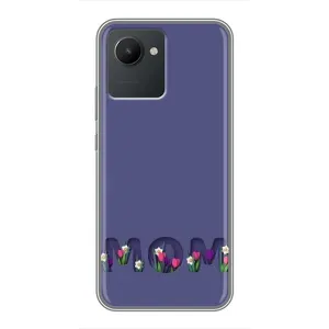 Чехол с принтом «Мама в цветах» для Realme C30