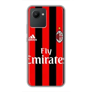 Чехлы для Realme C30 (VPrint) - Футбольные клубы (Milan)