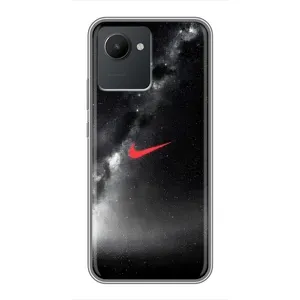 Чохол для Realme C30 - з принтом Найк (AlphaPrint) (Найк червоний)