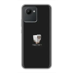 Чохол Майнкрафт на Realme C30 (AlphaPrint) Minecraft (Овечка Майнкрафт)