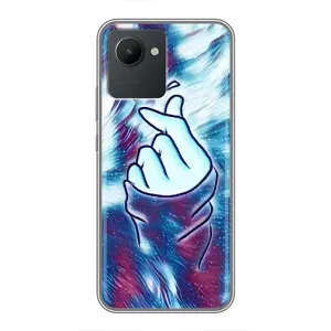 Чехол с принтом «Радужное сердце» для Realme C30