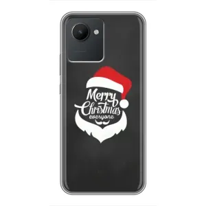 Рождественские Чехлы для Realme C30 (VPrint) (Санта Крисмас)