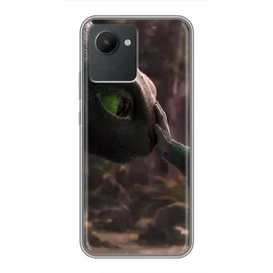 Чохол як приборкати дракона на Realme C30 (Сцена з драконом)