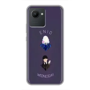 Чохли Венсдей на Realme C30 Уенсдей (AlphaPrint) (Венздей і подруга)