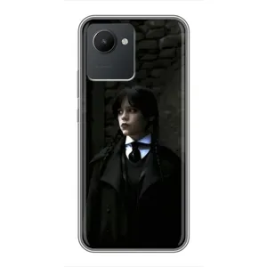 Чохол з дизайном Венздей 2 на Realme C30 (Темний стиль Венздей)