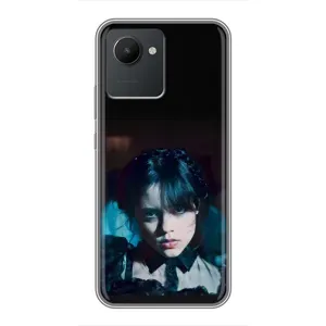 Чохли Венсдей на Realme C30 Уенсдей (AlphaPrint) (погляд Венздей)