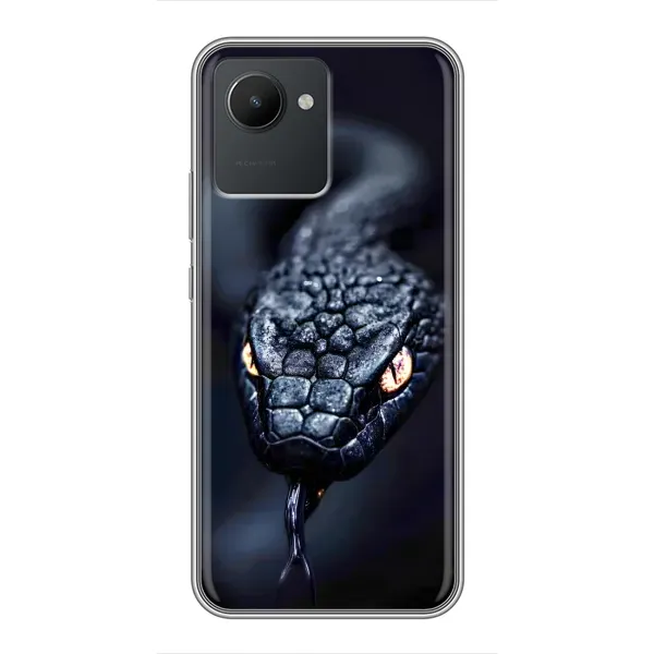 Чохол з принтом «Чорна змія» для Realme C30
