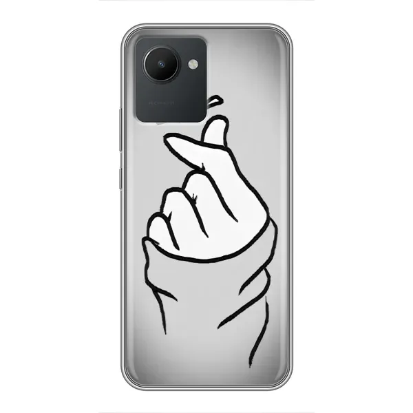 Чехол с принтом «Значок Love» для Realme C30