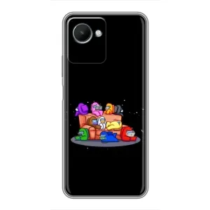 Чехол Амонг Ас для Realme C30s (AlphaPrint) (Амонг-ас)