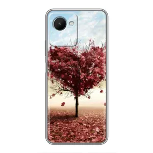 Чехлы для любимой на RealMe C30s (VPrint) (Дерево серце)