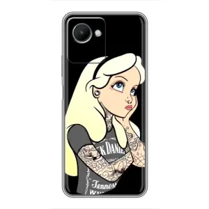 Чохол з принтом «Дівчина в тату» для Realme C30s
