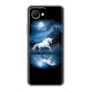 Чохол для RealMe C30s - (Єдинорожки - Новинки) (AlphaPrint) (Єдиноріг)