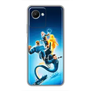Чохол з принтом Фантастична четвірка для Realme C30s (Герої Фантастична Четвірка)