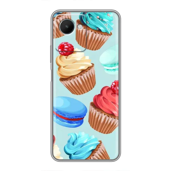 Чохол з принтом «Кексики» для Realme C30s
