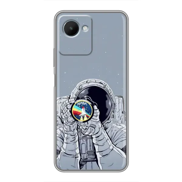 Чохол з принтом «Космонавт фото» для Realme C30s Чохол з принтом «Космонавт фото» для Realme C30s