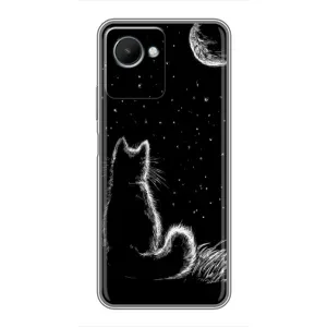 Чохол з принтом для Realme C30s (AlphaPrint) Модні коти