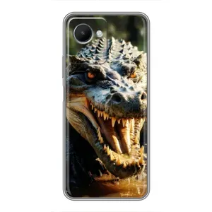 Чохол з картинкою 'Хижаки' для Realme C30s (Небезпечний крокодил)