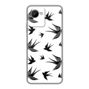 Чехол с птицами на Realme C30s (VPrint)