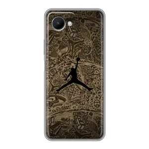 Чохли для Realme C30s - з картинкою JORDAN (AlphaPrint) (Logo Jordan)