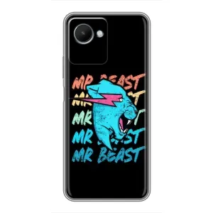 Чохол з принтом «logo Mr beast» для Realme C30s
