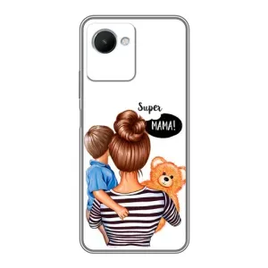 Чохол з принтом «Мама з синочком» для Realme C30s