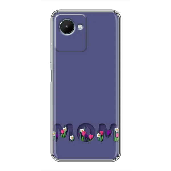 Чохол з принтом «Мама в квітах» для Realme C30s