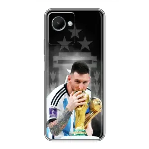 Чохол з принтом «Мессі Чемпіон» для Realme C30s