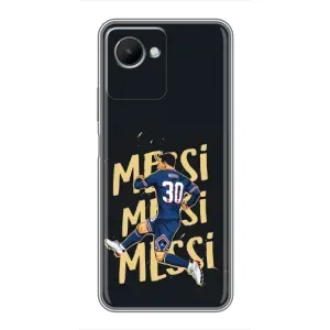 Чохол з принтом «Messi ПСЖ» для Realme C30s