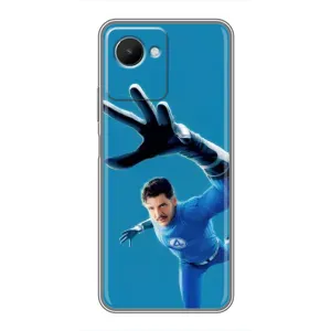 Чохол з принтом Фантастична четвірка для Realme C30s (Містер Фантастік супергерой)