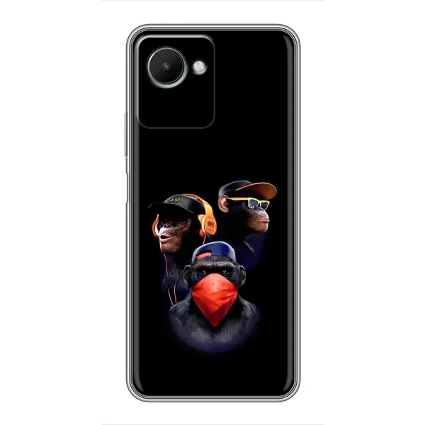 Чохол з принтом «Три мавпи» для Realme C30s Чохол з принтом «Три мавпи» для Realme C30s