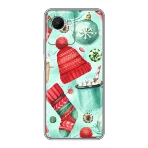 Новорічні Чохли для RealMe C30s (VPrint) (Одяг НР)