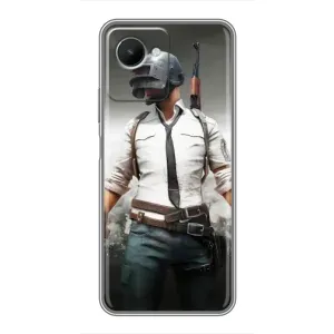 Чехол PUBG для Реалми С30s (AlphaPrint)