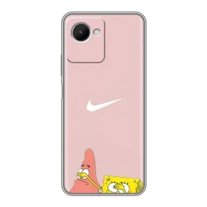 Чохол Губка Боб для RealMe C30s (Патрік і Губка)