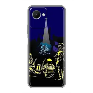 Різдвяні, Святкові Чохли для RealMe C30s (Різдво в Україні)