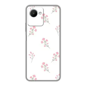 Чохол з принтом «Рожеві квіти» для Realme C30s