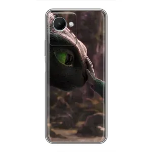 Чохол як приборкати дракона на Realme C30s (Сцена з драконом)