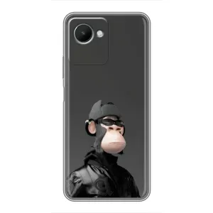 Чохли з Мавпами NFT для Realme C30s (AlphaPrint) (стильна мавпа NFT)