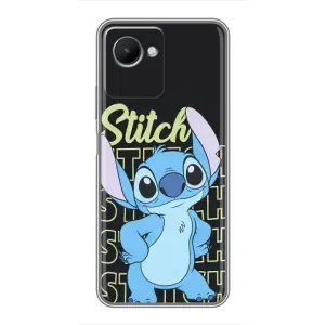Чохол з принтом Стіч на Realme C30s (Stitch 626)