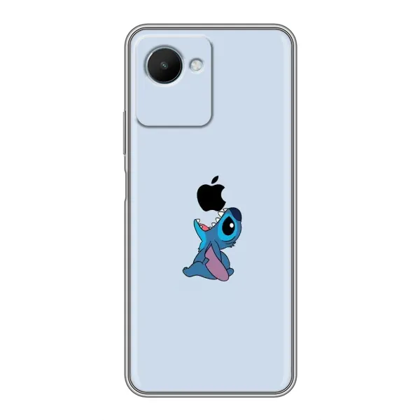 Чохол з принтом «Stitch apple» для Realme C30s Чохол з принтом «Stitch apple» для Realme C30s