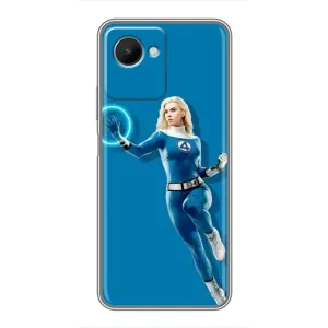 Чохол з принтом Фантастична четвірка для Realme C30s (Сью Сторм політ)